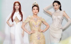 Thảm đỏ đêm Chung khảo Miss Grand Vietnam 2023: Phương Nhi hóa nữ thần, Minh Kiên khoe đường cong quyến rũ