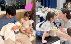 Đàm Thu Trang lần đầu khoe cận mặt con trai út, ngoại hình 'sao y bản chính' của Cường Đô La