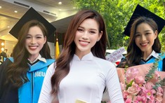 Đỗ Hà khoe ảnh tốt nghiệp ngành Luật Kinh doanh, ĐH Kinh tế Quốc dân: Cử nhân này visual 'bén quá'