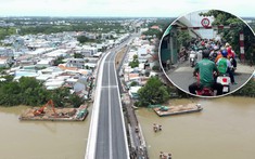 Cận cảnh cây cầu trên đường huyết mạch nối TP HCM - Long An trước ngày thông xe