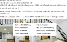 Giá thuê phòng trọ, căn hộ chung cư tăng đột biến đầu năm học
