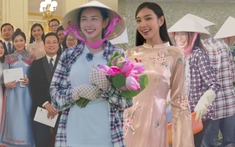 Màn 'phân thân' khiến ai cũng nể: Nong Tiên đi làm nông dân, Thùy Tiên dự sự kiện do chủ tịch nước chủ trì