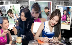 Chi Pu 'đầu hàng' trước tốc độ nói của Đại Trương Vỹ, được fan xếp hàng dài xin chữ ký ngay khi về nước