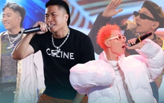 Tình bạn đặc biệt của Double2T và 24K.Right: Ở chung giường khi thi 'Rap Việt', luôn kề cạnh để hỗ trợ lẫn nhau
