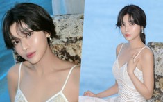 Cao Thái Hà diện đầm “thần tiên tỉ tỉ”, khoe vẻ đẹp trong veo tại Cánh diều vàng 2023