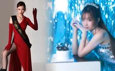 Mẫu nhi Bảo Hà trở thành 'hoa hậu', tự tin diện váy xẻ sâu trong bộ ảnh sinh nhật tuổi 14
