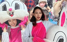 Hoa hậu Thùy Tiên hóa 'Thỏ Ngọc' san sẻ niềm vui Trung Thu cho bệnh nhi tại Cà Mau - Sóc Trăng