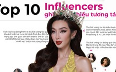 Thùy Tiên dẫn đầu danh sách Top 10 nghệ sĩ thu hút tương tác cao nhất tháng 8/2023