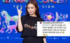 Hoàng Thuỳ Linh cuối cùng cũng “chịu” xin lỗi nhưng khán giả vẫn phàn nàn: 'Thiếu thành tâm'