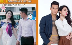 Bị châm chọc khắp cõi mạng, Thủy Tiên tự đăng ảnh chế cùng ông xã đi 'Công viên Thủy Tinh'