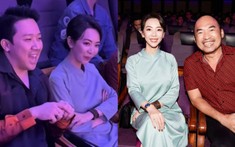Sau tin đồn 'cạch mặt', Trấn Thành đụng độ vợ chồng Thu Trang - Tiến Luật tại lễ giỗ Tổ sân khấu