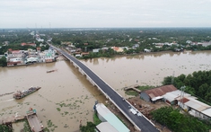 Tuyến đường tỉnh nối Tiền Giang với Long An đạt 96% tiến độ, về đích cuối năm 2023