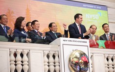 Thủ tướng Phạm Minh Chính rung chuông tại Sàn chứng khoán New York