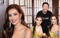 Lê Hoàng Phương lên đồ cực 'cháy' dự tiệc cùng Mr. Nawat, tích cực giới thiệu ẩm thực văn hóa Việt