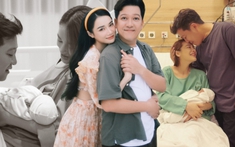 Nhã Phương hạ sinh quý tử, bật khóc trong hạnh phúc bên ông xã Trường Giang và con gái Destiny