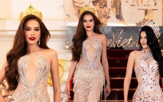 Miss Grand 2023 trao sash: Hoàng Phương 'gây sốt' vì khoảnh khắc chung khung hình với mỹ nhân Venezuela