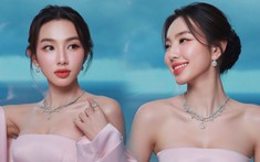 Hoa hậu Hòa bình Quốc tế - Thùy Tiên nổi bật như 'đại minh tinh' tại Liên hoan phim Quốc tế Busan