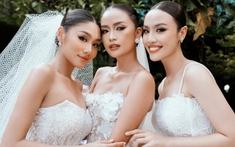 Ngọc Châu, Thảo Nhi Lê đọ sắc trong bộ sưu tập áo cưới của Lê Thanh Hòa