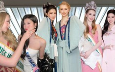 Phương Nhi tái ngộ Miss International 2022, fan nhờ 'chị đẹp' truyền vía hoa hậu cho 'em gái' Việt Nam