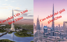 So độ “khủng” của tòa tháp cao nhất Việt Nam sắp khởi công với thế giới