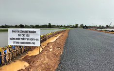 Nguồn vật liệu thi công các dự án giao thông trọng điểm khu vực Đồng bằng sông Cửu Long có chuyển biến mới