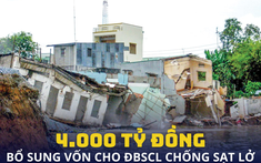 Chính phủ bổ sung 4.000 tỷ đồng cho vùng ĐBSCL chống sạt lở, tỉnh nào được nhận nhiều nhất?