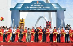 Chính thức thông xe cây cầu gần 2.000 tỉ đồng tại Bắc Ninh
