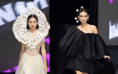 Mẫu nhí Minh Anh tự tin sải bước cùng siêu mẫu Võ Hoàng Yến