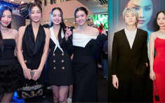 Miu Lê - Karik 'dính như sam', Thùy Tiên - Lương Thùy Linh đọ sắc trên thảm đỏ phim 'Chiếm đoạt'