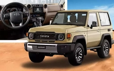Mục sở thị Toyota Land Cruiser 70 Series 2024 phiên bản "Land cộc" 3 cửa vừa ra mắt