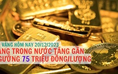 Giá vàng hôm nay 20-12: Vàng trong nước bất ngờ tăng vọt