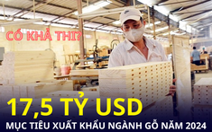 Xuất khẩu gặp khó, mục tiêu 17,5 tỷ USD của ngành gỗ trong năm 2024 có khả thi?