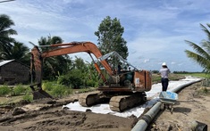 "Chạy đua" tìm cát đắp nền đường cao tốc Cần Thơ - Cà Mau dài 110km, vốn đầu tư hơn 27.000 tỷ đồng