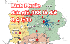 Đầu năm 2024, Bình Phước đấu giá 388 lô đất ở Hớn Quản, Phú Riềng, Bù Gia Mập và Bù Đốp