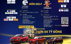 Ngày 14/12: Khởi tranh Môn Golf thuộc Đại Hội Thể Thao Doanh Nhân Olympic 2030 lần thứ 8