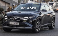 Hyundai Tucson 2024 hé lộ "giao diện mới" qua bộ ảnh thực tế trên đường thử