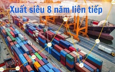 Việt Nam xuất siêu 8 năm liên tiếp