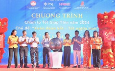 Chương trình chăm lo tết Giáp Thìn chủ đề “Siêu thị mini 0 đồng-tết Giáp Thìn 2024”