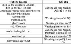 Cảnh báo một số website giả mạo, lừa đảo người dùng Internet cần tránh