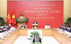 Thủ tướng Phạm Minh Chính chủ trì phiên họp Tiểu ban Kinh tế - xã hội Đại hội XIV của Đảng