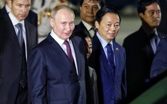 Tổng thống Nga Vladimir Putin đến Hà Nội, bắt đầu thăm cấp Nhà nước tới Việt Nam