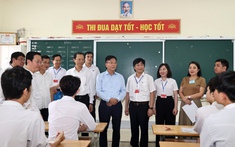 Phó Thủ tướng Lê Thành Long kiểm tra công tác tổ chức kỳ thi tốt nghiệp THPT tại Nghệ An