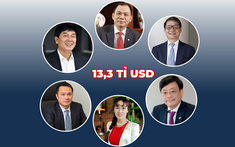 Hết năm 2023, tài sản của 6 tỉ phú Việt Nam biến động ra sao?