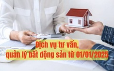 Từ 1/1/2025, dịch vụ tư vấn, quản lý bất động sản được quy định thế nào?