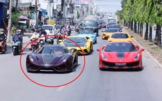 Siêu phẩm Koenigsegg Regera của dân chơi Hoàng Kim Khánh đã về đến Campuchia, chờ làm thủ tục để vào Việt Nam