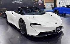 Siêu xe 3 chỗ ngồi McLaren Speedtail bất ngờ xuất hiện tại triển lãm xe ở Thái Lan, giá 258 tỷ đồng