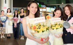 Mai Phương rạng rỡ ngày trở về sau hành trình thi Miss World, Bảo Ngọc ôm 'kỷ vật đặc biệt' ra đón