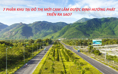 Khánh Hòa: 7 phân khu tại đô thị mới Cam Lâm được định hướng phát triển ra sao?