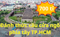 “Đánh thức” cây cầu trăm tỉ trên con đường huyết mạch cữa ngõ phía tây TP.HCM