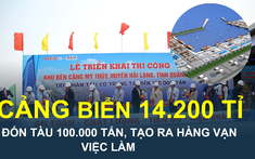 Tái khởi động dự án cảng biển 14.200 tỉ, đón tàu 100.000 tấn, tạo ra hàng vạn việc làm